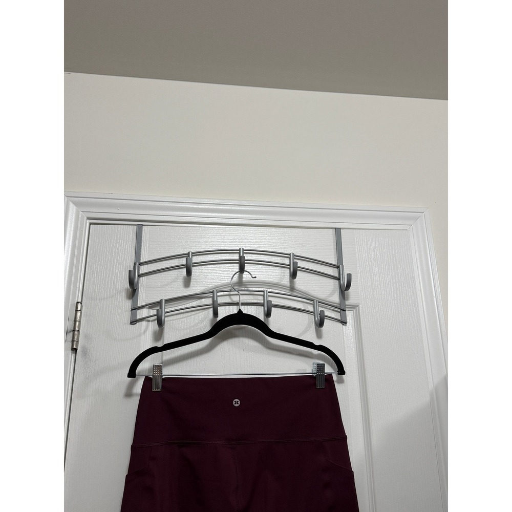 RBX Womens Large Burgundy High Waisted Capri Leggings Side Pockets Athleisure - Picture 3 of 16